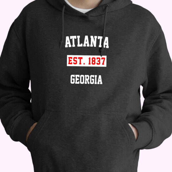 Atlanta Est 1837 Georgia Vintage Hoodie