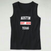 Austin Est 1839 Texas Tank Top