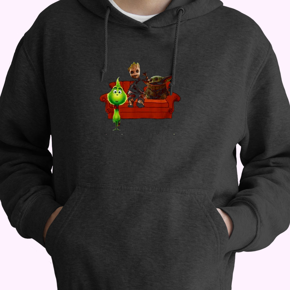 Baby Friends Baby Yoda Baby Groot And Baby Grinch Essential Hoodie Baby Friends Baby Yoda Baby Groot And Baby Grinch Essential Hoodie