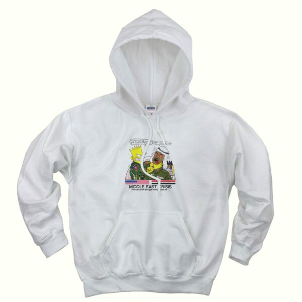 Bart Middle East Crisis Simpsons Trendy Hoodie