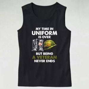 Being A Veteran Never Ends Army Tank Top 4