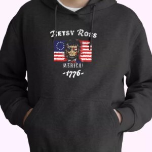 Betsy Ross American Victory 1776 Abraham Lincoln Old Hoodie Veterans Day 4
