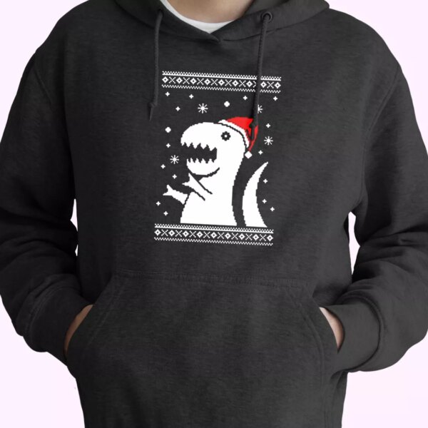 Big Trex Santa Hoodie Xmas Outfits
