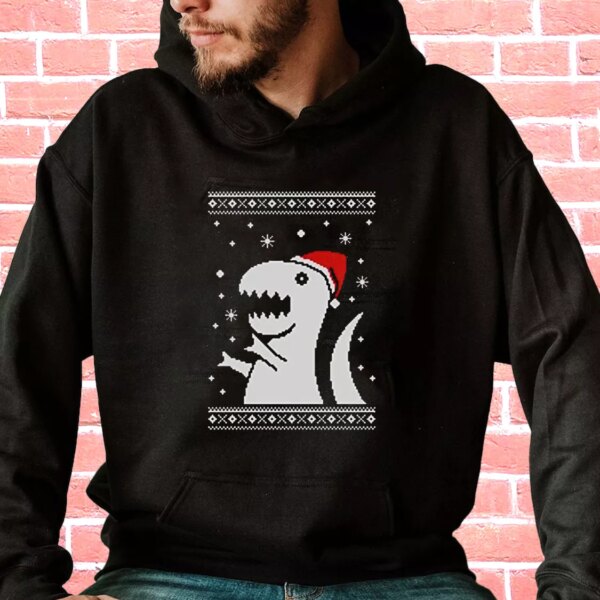 Big Trex Santa Hoodie Xmas Outfits