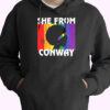 Black Girl She From Conway Arkansas Vintage Hoodie