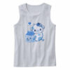 Blueberry Milk Cow Cute Tank Top