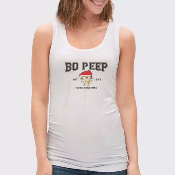 Bo Beep Mery Christmas Gym Christmas Tank Top