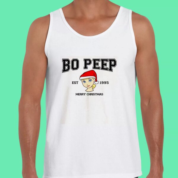 Bo Beep Mery Christmas Gym Christmas Tank Top