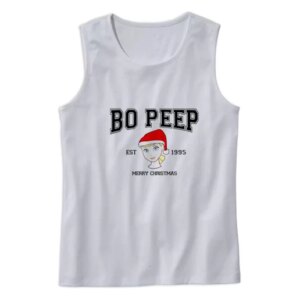 Bo Beep Mery Christmas Gym Christmas Tank Top 4