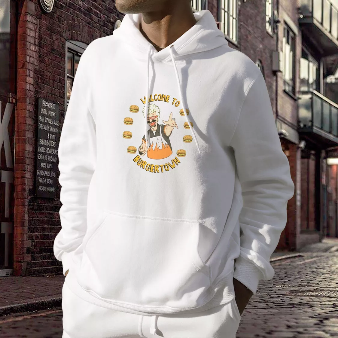 Bob Fieri Welcome To Burgertown Thanksgiving Hoodie Bob Fieri Welcome To Burgertown Thanksgiving Hoodie