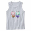 Boba Milk Tea Cat Cute Tank Top