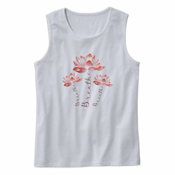 Breath Lotus Flower Cute Tank Top
