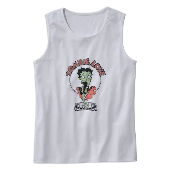 Breezy Zombie Love Betty Boop Summer Tank Top