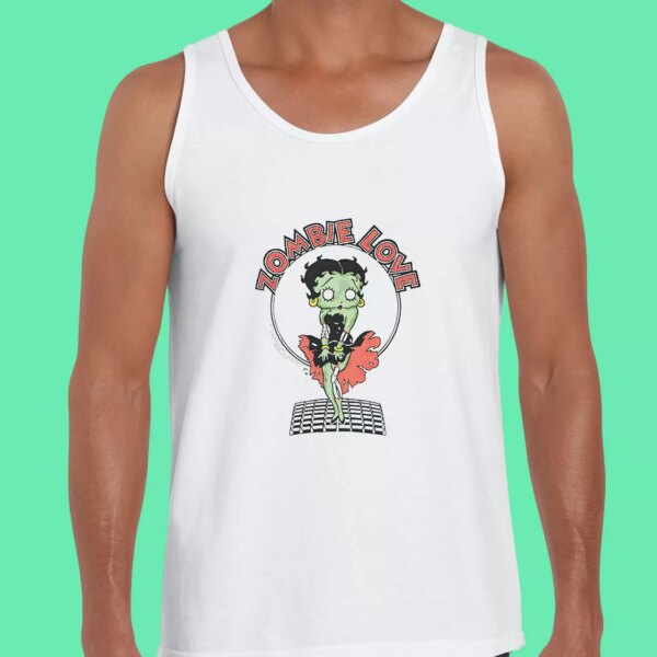 Breezy Zombie Love Betty Boop Summer Tank Top