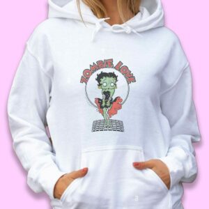 Breezy Zombie Love Betty Boop Trendy Hoodie