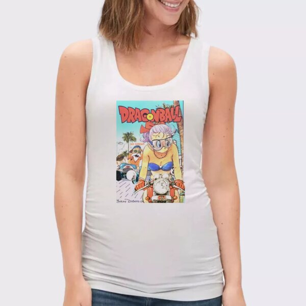 Bulma Hot Girl Japan Dragon Ball Z Anime Summer Tank Top