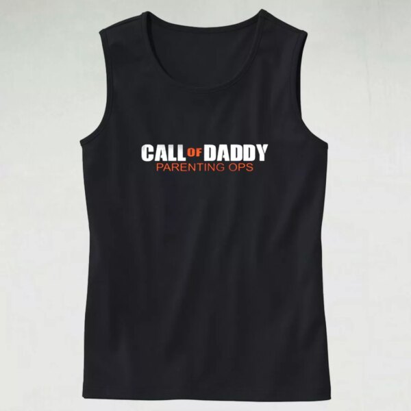 Call Of Daddy Parenting Ops Cod Dad Gym Tank Top