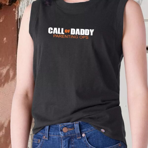 Call Of Daddy Parenting Ops Cod Dad Gym Tank Top