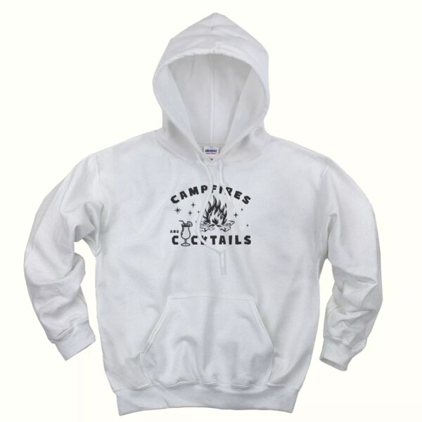 Campfire And Cocktails Thanksgiving Hoodie