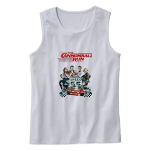 Cannonball Run Movie Poster Retro Nostalgic Summer Tank Top 4