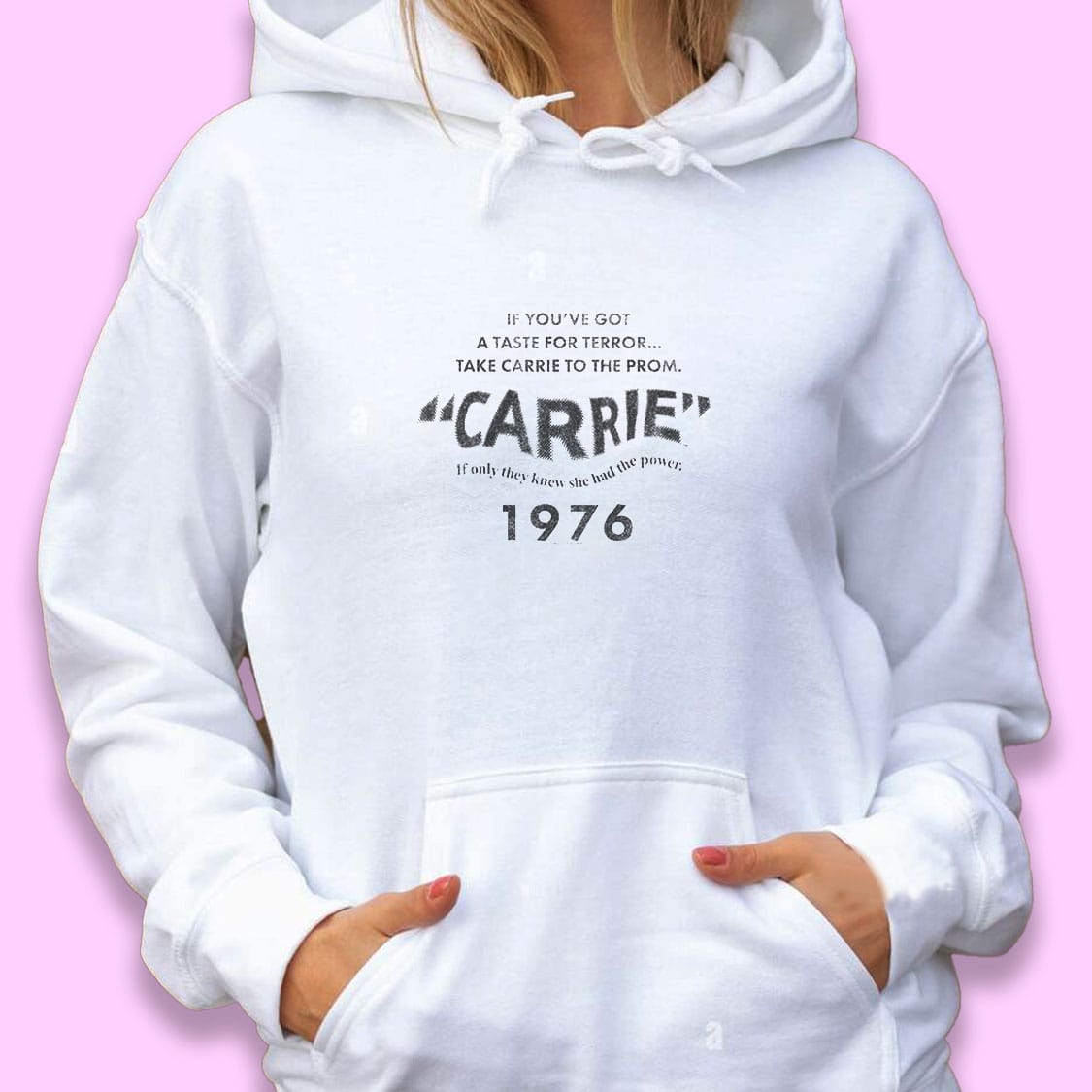 Carrie 1976 Stephen King Horror Trendy Hoodie Carrie 1976 Stephen King Horror Trendy Hoodie