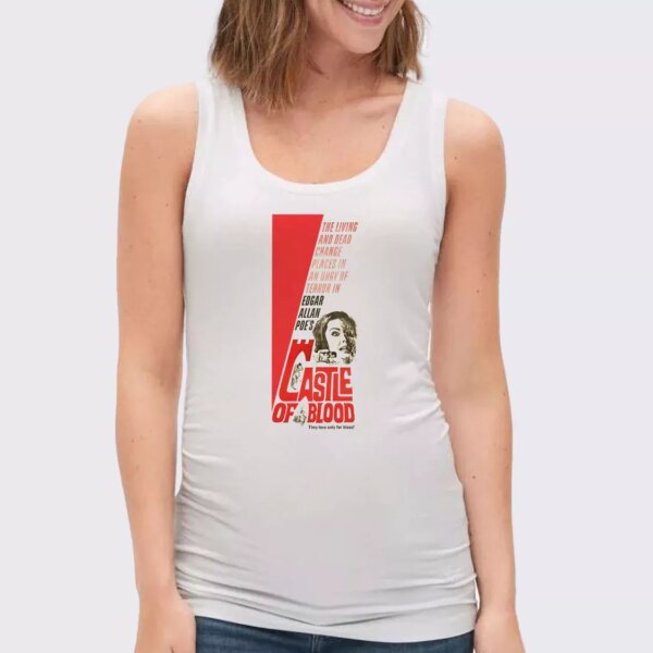Castle Blood Retro Horror Summer Tank Top