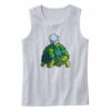 Cat Riding Turtle Cute Tank Top
