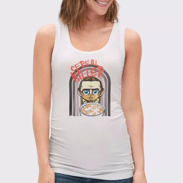 Cereal Killer Breakfast Halloween Summer Tank Top