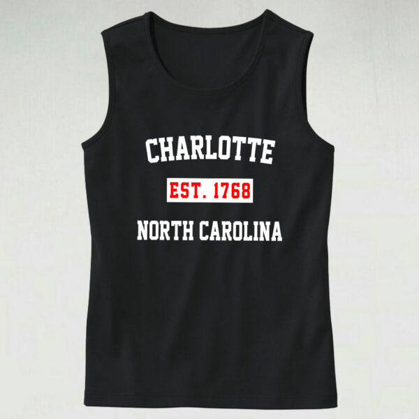 Charlotte Est 1768 North Carolina Tank Top