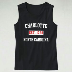 Charlotte Est 1768 North Carolina Tank Top 4