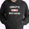 Charlotte Est 1768 North Carolina Vintage Hoodie