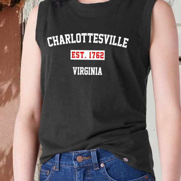 Charlottesville Est 1762 Virginia Tank Top