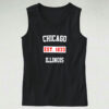 Chicago Est 1833 Illinois Tank Top