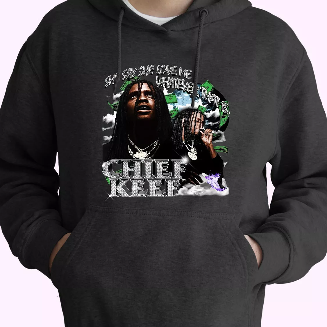 Chief Keef Whatever That Is 90s Retro Classic Hoodie Streetwear Chief Keef Whatever That Is 90s Retro Classic Hoodie Streetwear