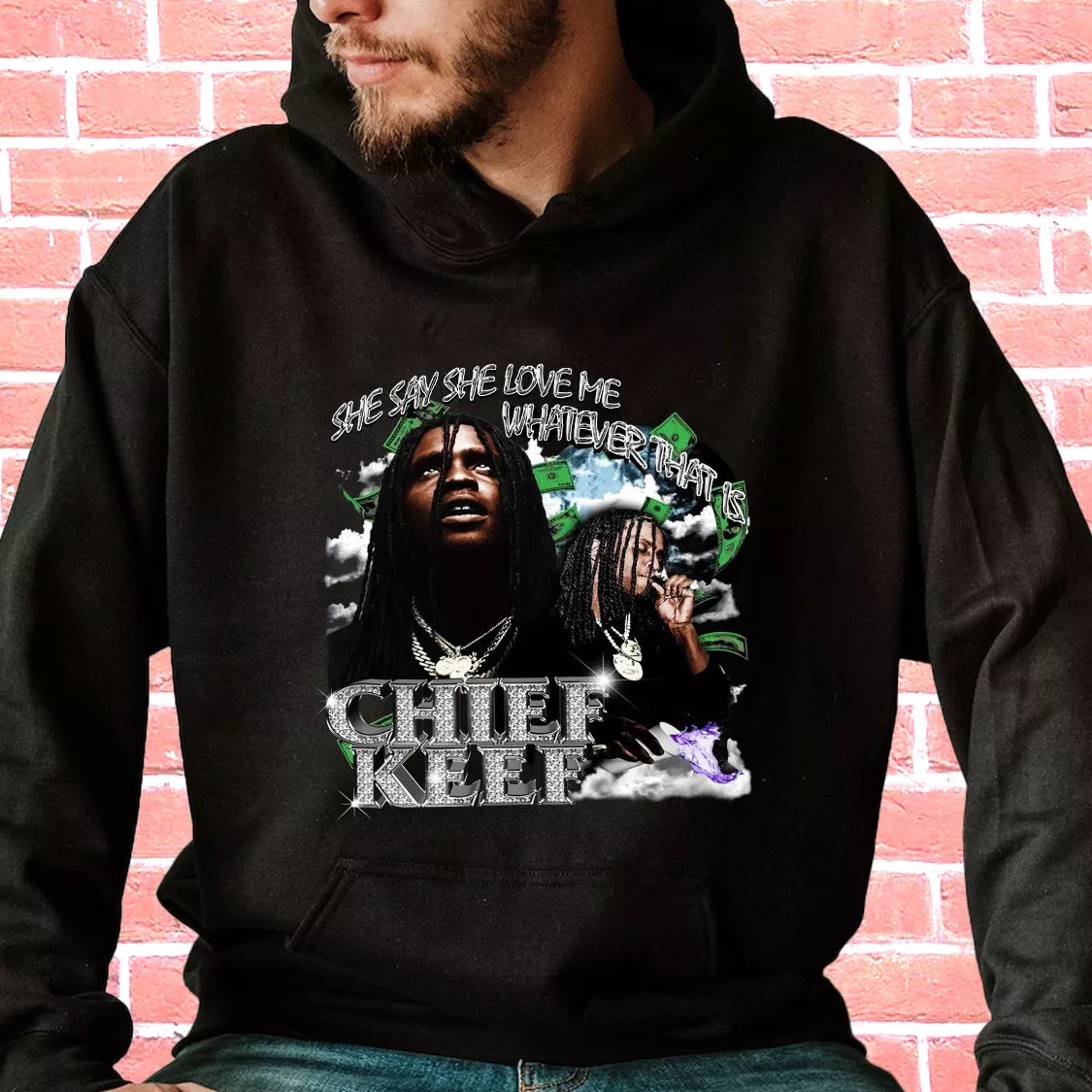 Chief Keef Whatever That Is 90s Retro Classic Hoodie Streetwear Chief Keef Whatever That Is 90s Retro Classic Hoodie Streetwear