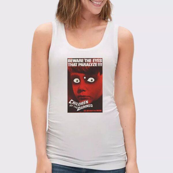 Children of The Damned Retro Horror Summer Tank Top