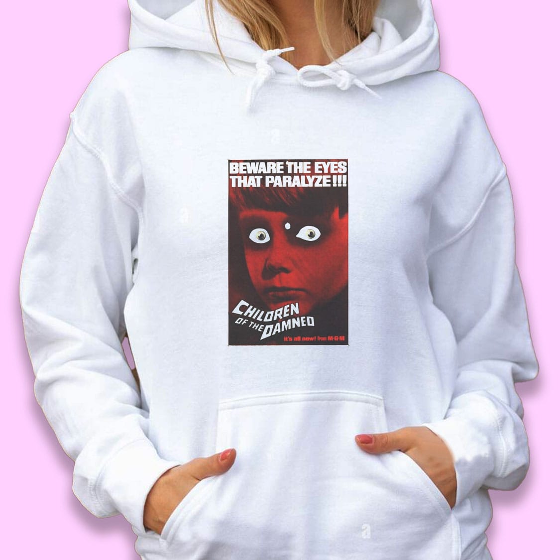 Children of The Damned Retro Horror Trendy Hoodie Children of The Damned Retro Horror Trendy Hoodie