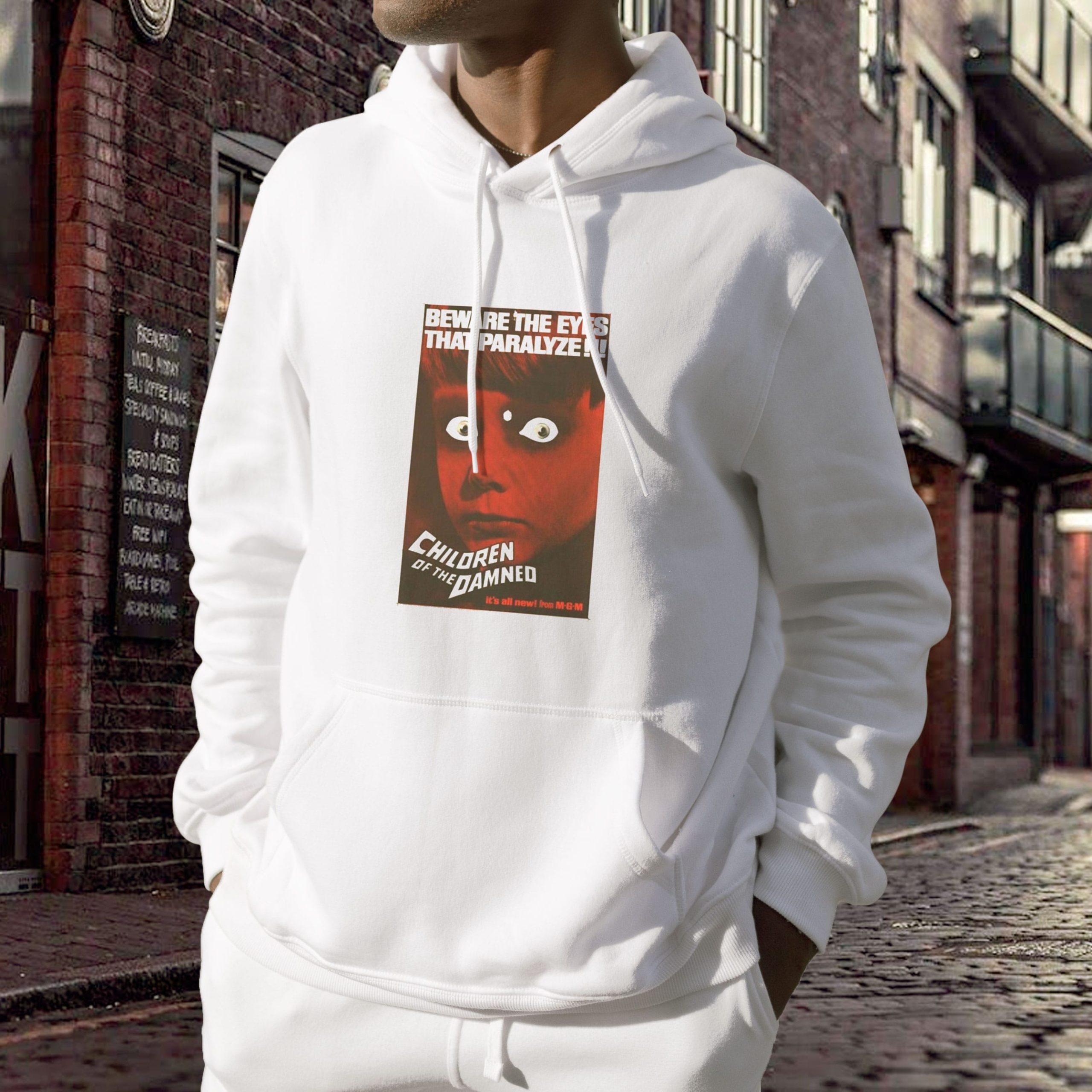 Children of The Damned Retro Horror Trendy Hoodie Children of The Damned Retro Horror Trendy Hoodie
