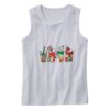 Christmas Snowman Latte Coffee Lover Gym Christmas Tank Top