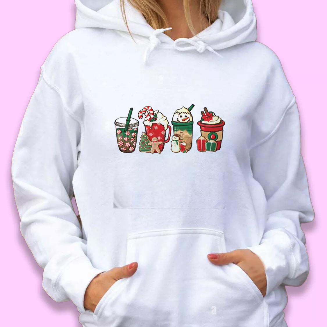 Christmas Snowman Latte Coffee Lover Ugly Christmas Hoodie Christmas Snowman Latte Coffee Lover Ugly Christmas Hoodie