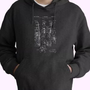 Clarinet Patent Fashionable Hoodie