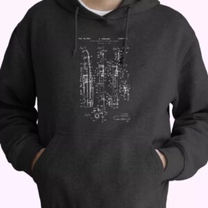 Clarinet Patent Fashionable Hoodie 4