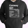 Conway Girl Arkansas Nutrition Facts Vintage Hoodie