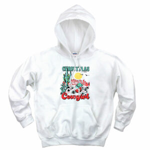 Cowgirls Country Birthday Aesthetic Graphic Hoodie