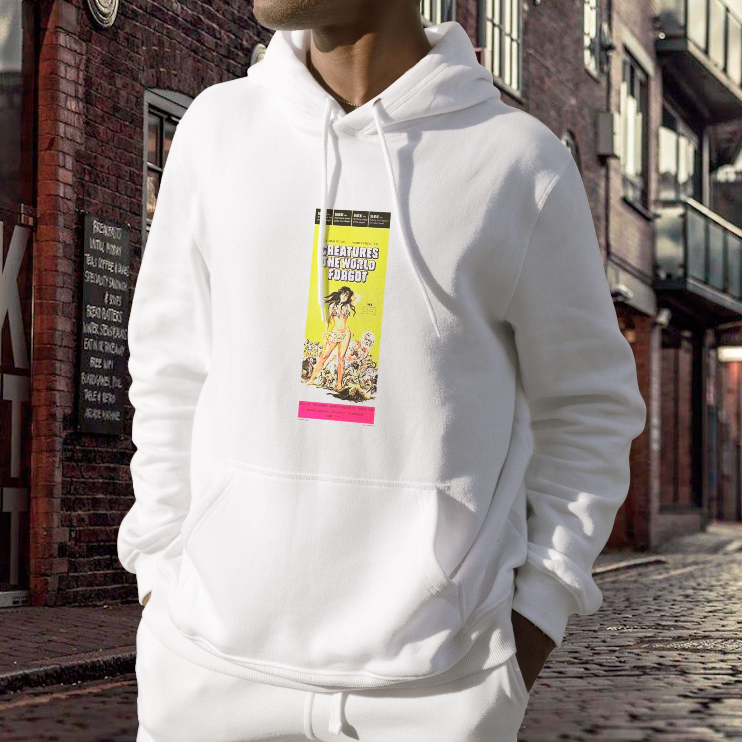 Creatures The World Forgot Retro Horror Trendy Hoodie Creatures The World Forgot Retro Horror Trendy Hoodie