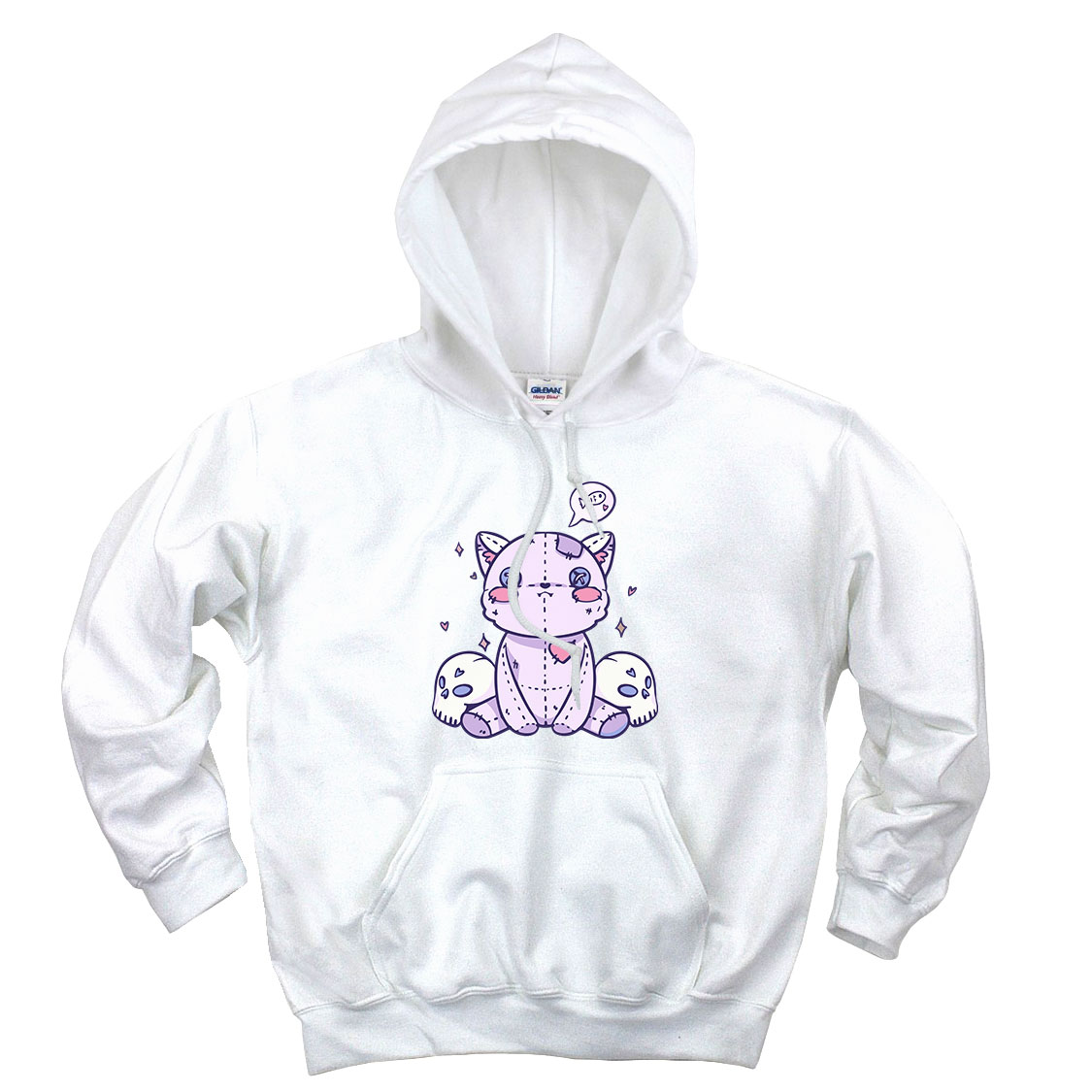 Creepy Cat Cute Hoodie Creepy Cat Cute Hoodie
