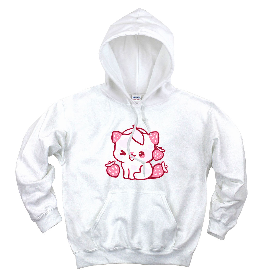 Cute Strawberry Cat Cute Hoodie Cute Strawberry Cat Cute Hoodie