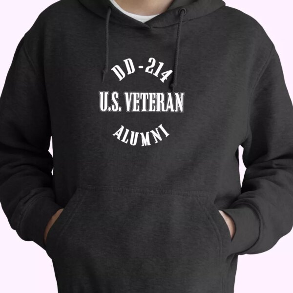 DD 214 Alumni US Veteran Old Hoodie Veterans Day