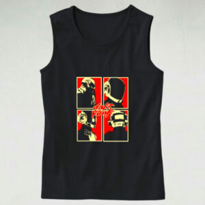 Dabbing Santa With Face Mask Handwashing Graphic Tank Top