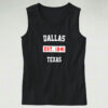 Dallas Est 1841 Texas Tank Top